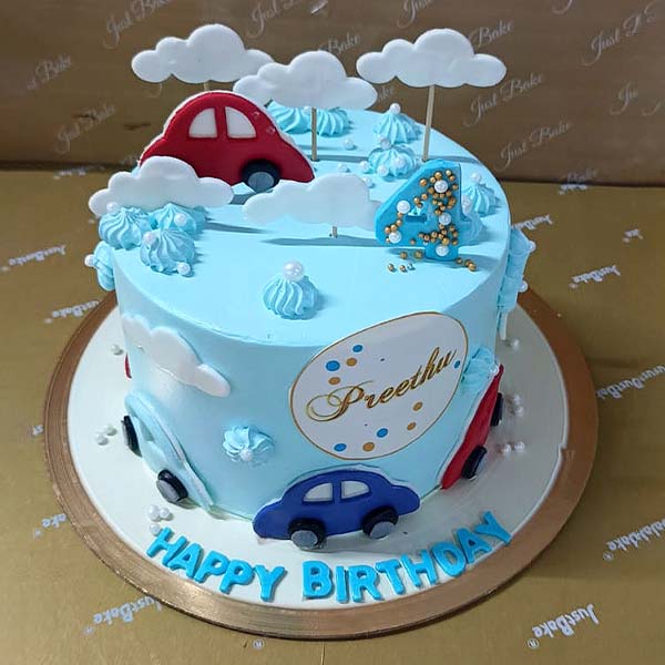Theme for car cake design