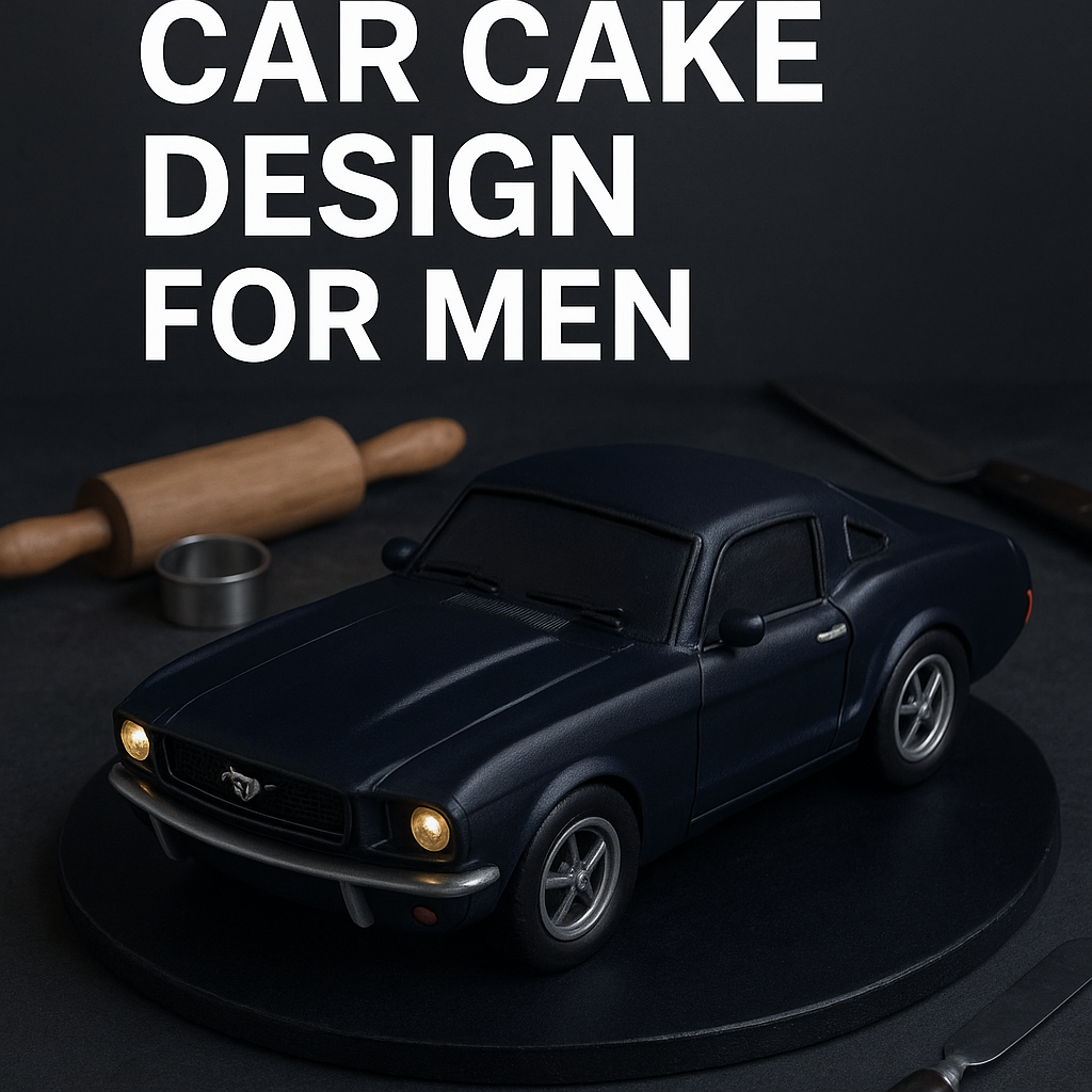 car cake design for men