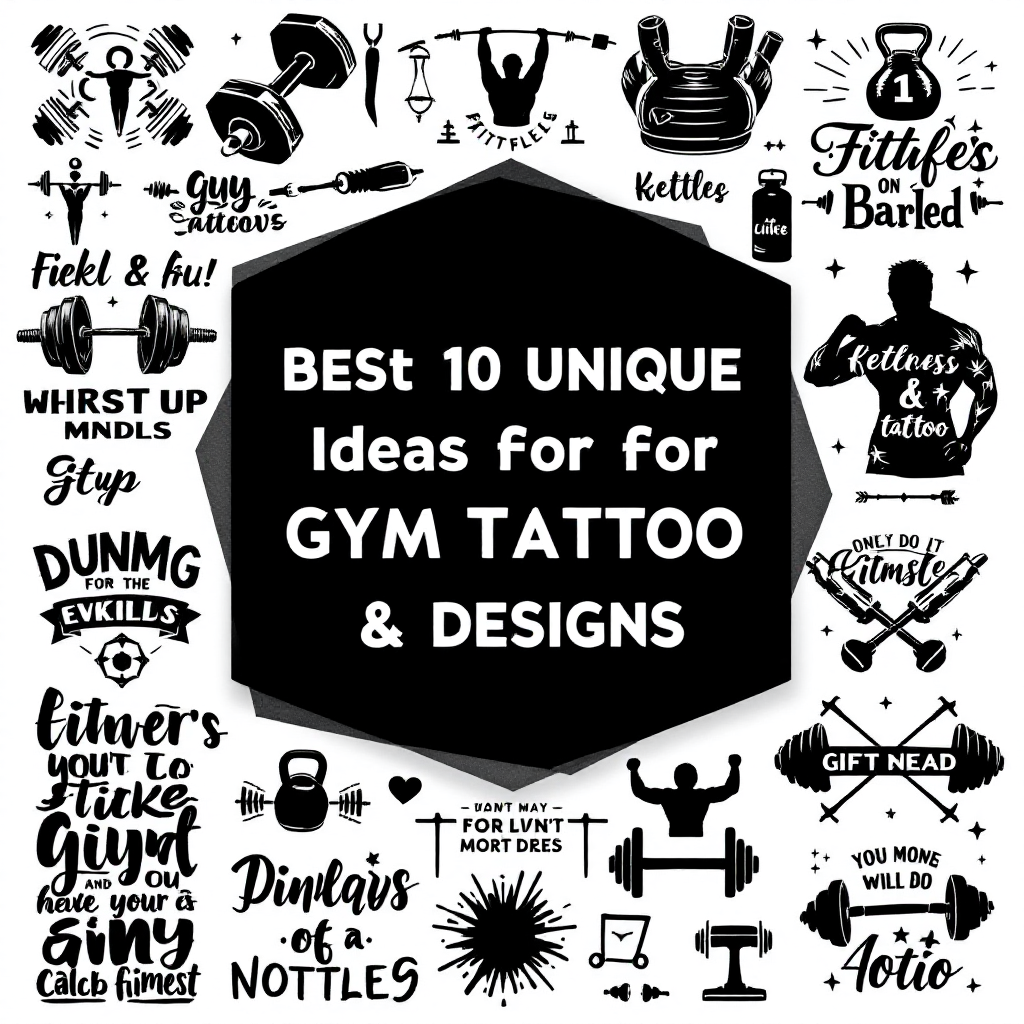 best unique ideas for gym tattoo & design