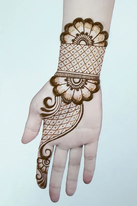 arabic Front Hand mehendi design