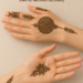 front & back hand mehendi design