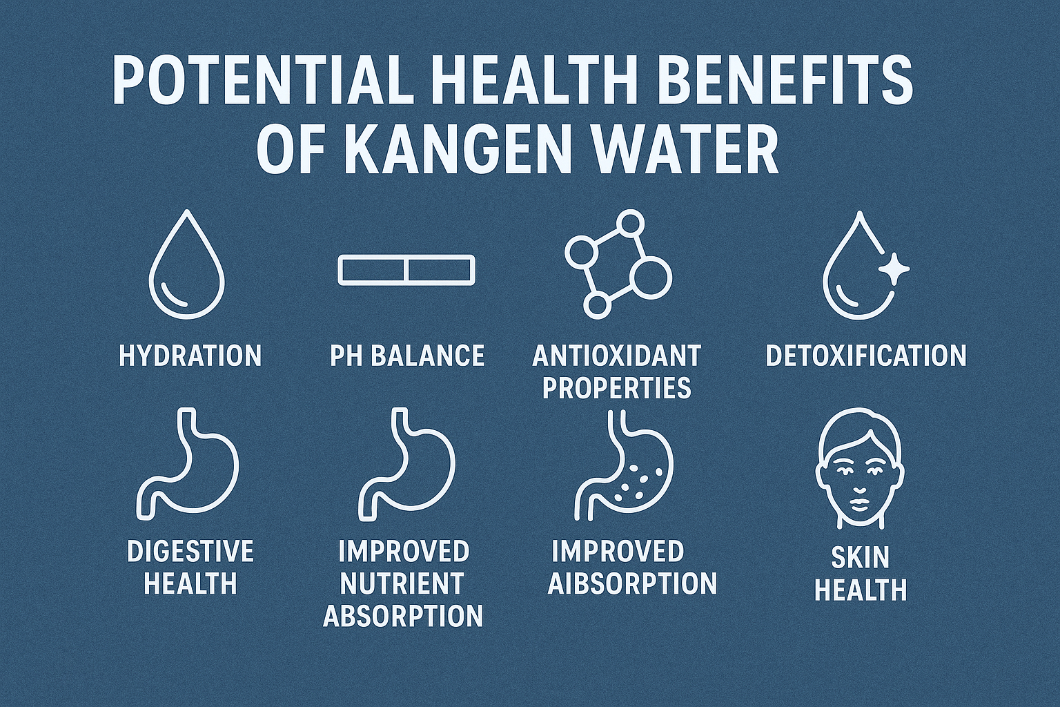 Potential Health of kangen water benefits