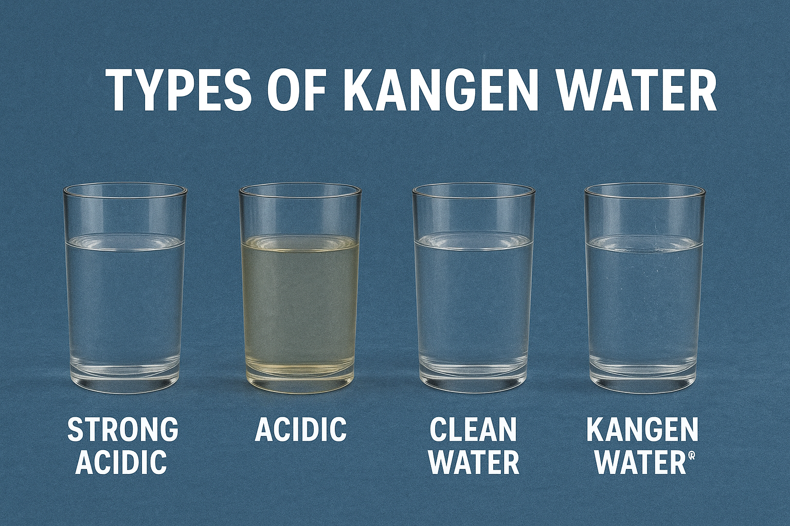types of kangen water benefits