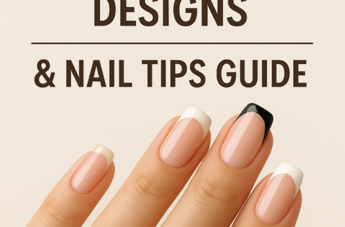 Stylish & Trendy French Tip Nail Designs & nail tips Guide